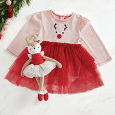 Reindeer Snapshirt Tutu Dress